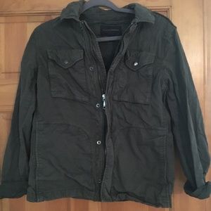 Banana Republic Olive Green Bomber Jacket